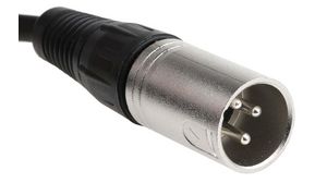 Audio Cable, Microphone, XLR 3-Pin Socket - XLR 3-Pin Plug, 20m